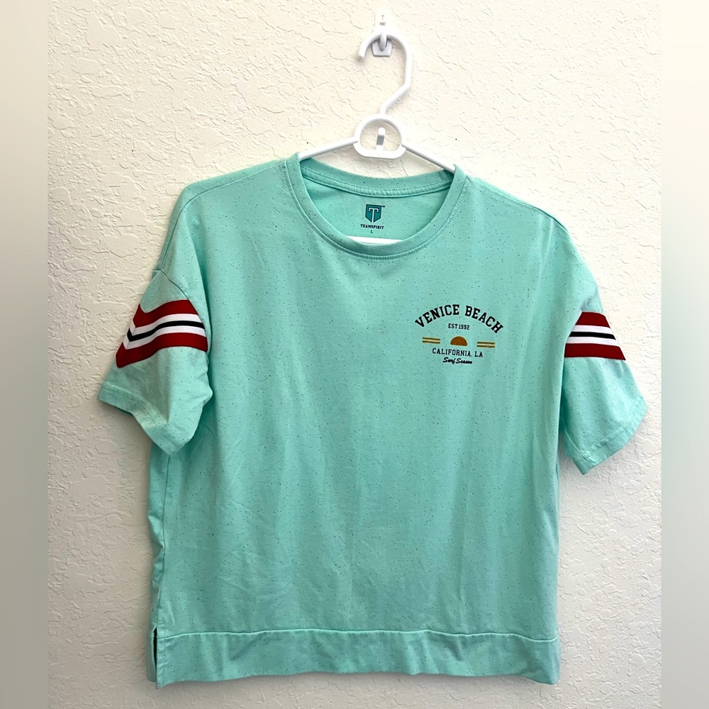 Blueish - Green casual Venice beach shirt